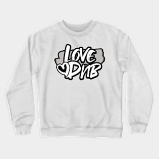 DNB - Love Heart (white) Crewneck Sweatshirt